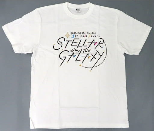 Hippopotamus Clothing Event Logo T-shirt White Free Size Vtuber Hololive Suisei Hoshimachi 1st Solo Live STELLAR into the GALAXY