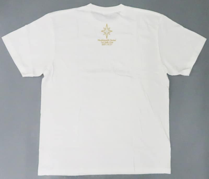 Hippopotamus Clothing Event Logo T-shirt White Free Size Vtuber Hololive Suisei Hoshimachi 1st Solo Live STELLAR into the GALAXY