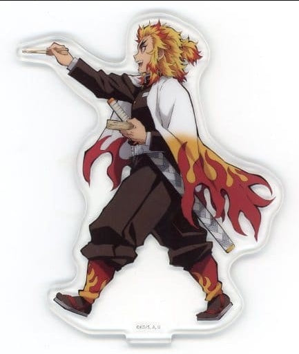 ufotable accessory missing item/individual item Kyoujurou Rengoku character acrylic stand C98 movie version Demon Slayer Kimetsu no Yaiba infinite train departure progress set