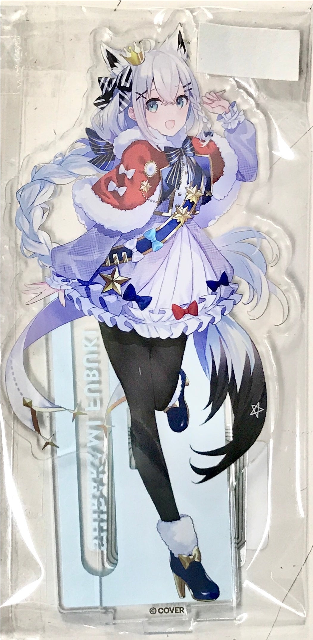 Fuji-Q Highland hololive in Fuji-Q Highland SNOW WORLD acrylic stand Shirakami Fubuki