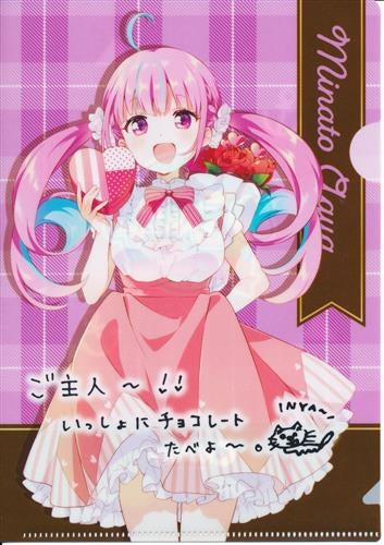 FamilyMart hololive A5 size clear file Minato Aqua