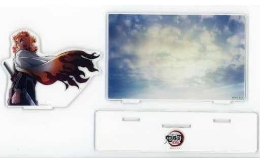 Kyoujurou Rengoku Tanjiro's If I Was Stronger At That Time Acrylic Stand Demon Slayer Kimetsu no Yaiba Mugen Train Edition/Yukaku Edition Character Emaki Cafe in ufotable Cafe x Machi Asobi CAFE Phase 2