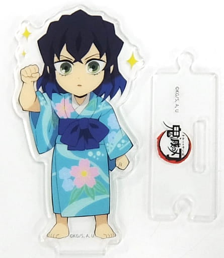 Inosuke Hashibira Inoko/Normal Demon Slayer Kimetsu no Yaiba Mugen Train Arc/Amusement Park Arc Character Picture Scroll Cafe in ufotable Cafe x Machi Asobi CAFE Draw down Random acrylic stand A that connects characters A A Yukaku Arc