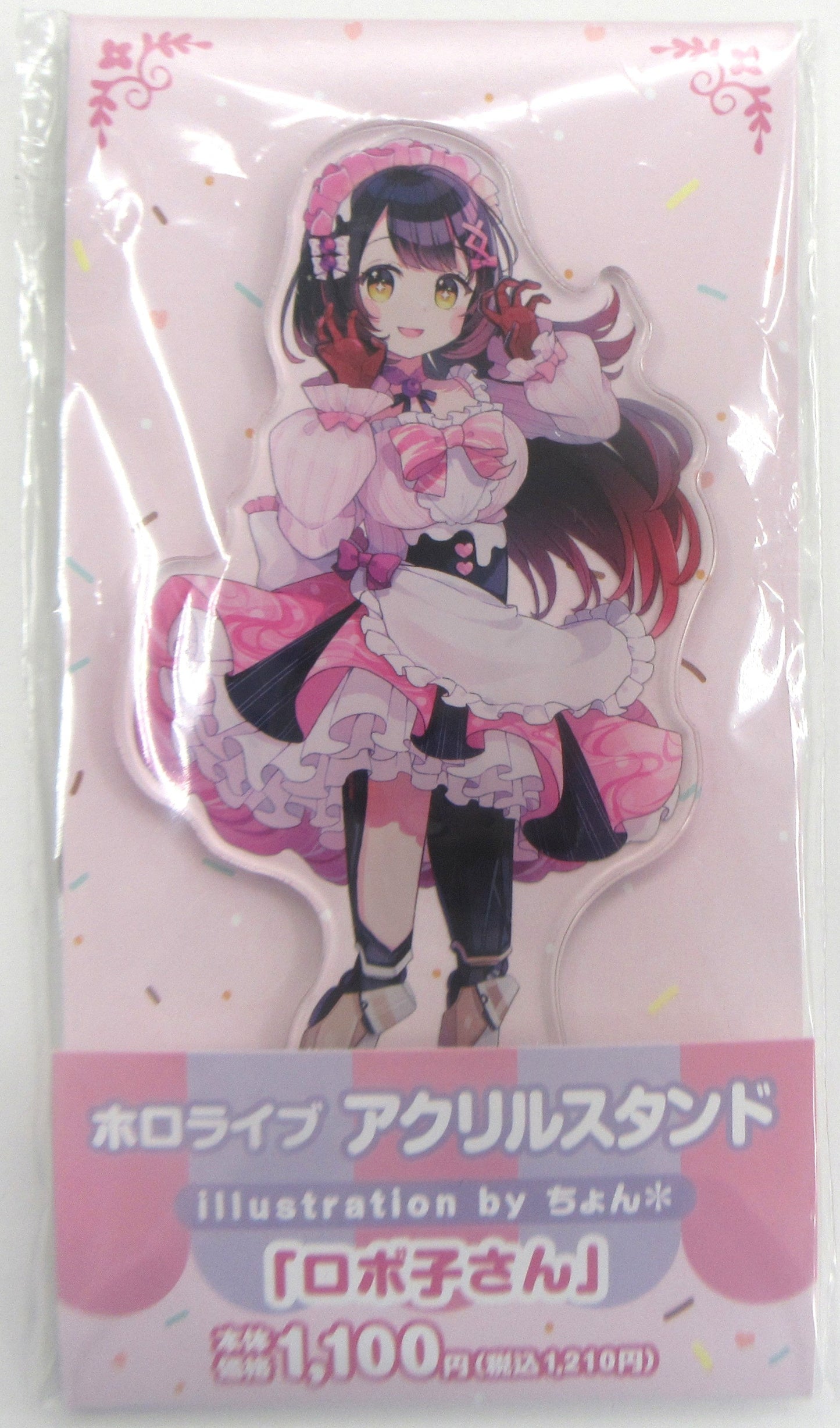 FamilyMart hololive original acrylic stand illustration by Chon Roboco-san