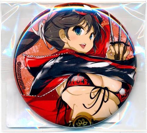 Di Techno Senran Kagura Bakunyuu Hyper WEB Lottery 4 Pies G-3 Prize Can Badge Homura