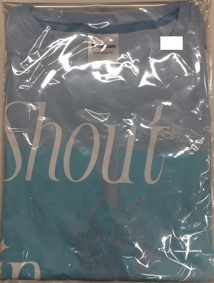 hololive hololive Shout in Crisis T-shirt T-shirt Light Blue Hoshimachi Suisei Hoshimachi Suisei 2nd Solo Live Shout in Crisis Hoshimachi Suisei 2nd Solo Live Shout in Crisis