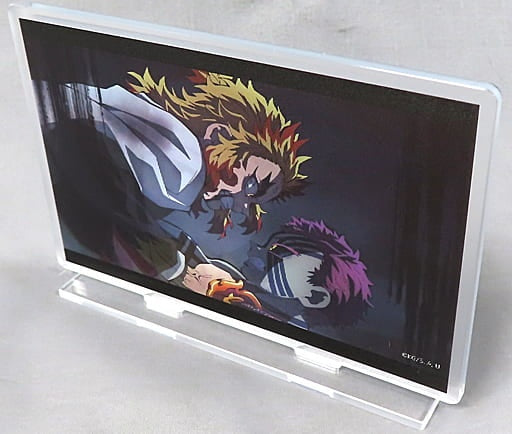 Kyoujurou Rengoku Ruka Rengoku Family Reminiscent Purgatory Lenticular Acrylic Stand Demon Slayer Kimetsu no Yaiba Infinite Train Edition / Red-light District Edition Character Picture Scroll Cafe in ufotable Cafe x Machi Asobi CAFE Phase 2