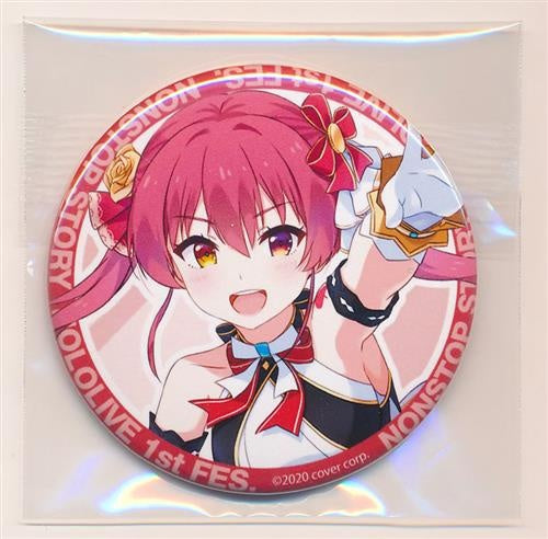 hololive hololive nonstop tin badge Houshou Marine hololive 1st fes. nonstop story hololive 1st fes. nonstop story