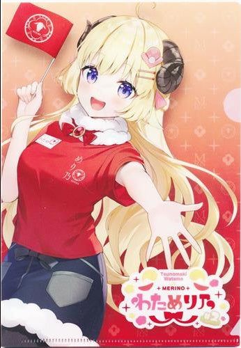 Think Innovation hololive Tsunomaki Watame x Merino Waterino 2 Limited Clear File Tsunomaki Watame A Pattern