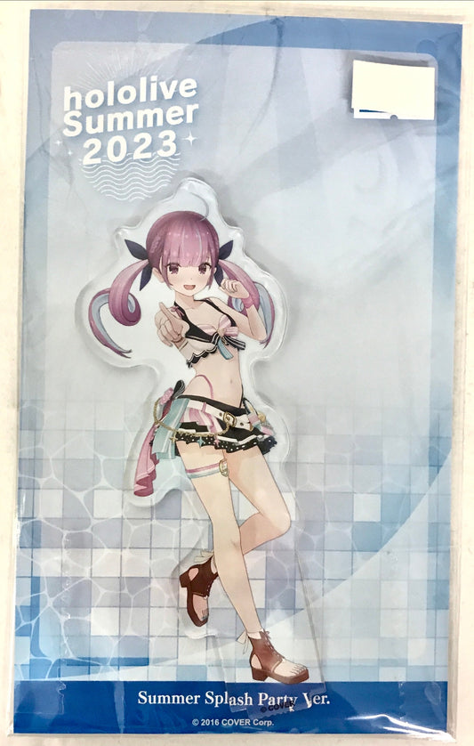 hololive hololive hololive Summer 2023 3D Acrylic Stand Summer Splash Party ver. Minato Aqua