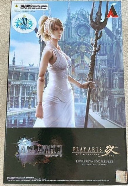 Square Enix Final Fantasy XV Play Arts Kai Lunafreya Nox Fleuret Action Figure