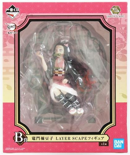 BANDAI SPIRITS Ichiban Kuji Demon Slayer Kimetsu no Yaiba Demon Killing Will B Award Nezuko Kamado LAYER SCAPE Figure