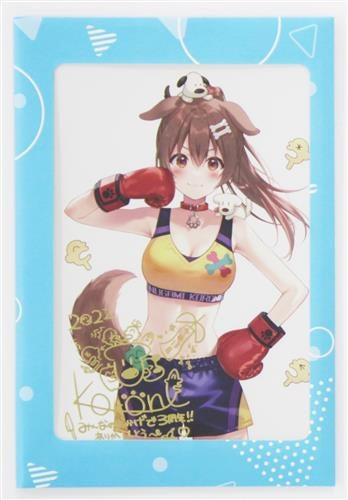 hololive hololive 3rd Anniversary Commemoration Foil Stamped Copy Special Signed Postcard Inugami Korone