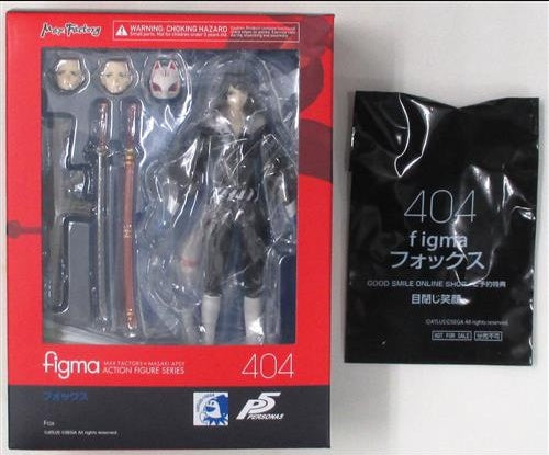 Max Factory figma 404 Persona 5 Fox GOODSMILE ONLINE SHOP purchase bonus closed eyes smile set GOODSMILE ONLINE SHOP limited figure Max Factory