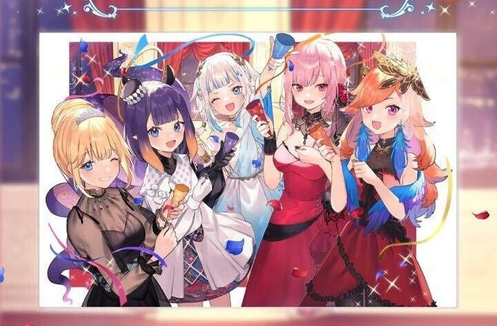 Hololive EN English Myth New Costume commemoration Tapestry B2 Size Anime JAPAN