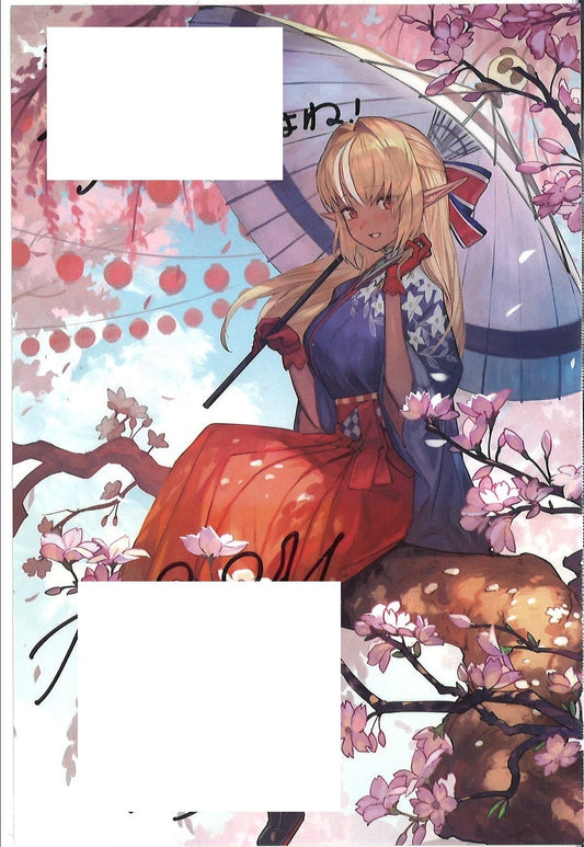 hololive hololive birthday commemorative Handwritten Signatureed postcard Shiranui Flare