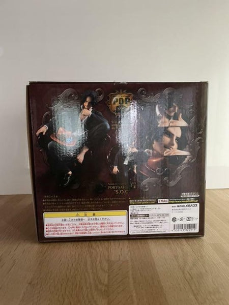 One Piece Portrait.Of.Pirates S.O.C Portgas D. Ace Figure POP BANDAI