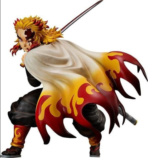 Freeing Figure Kyoujurou Rengoku Demon Slayer Kimetsu no Yaiba 1/4 Pre-painted Plastic GOODSMILE ONLINE SHOP Animate AmiAmi Amazon.co.jp Exclusive