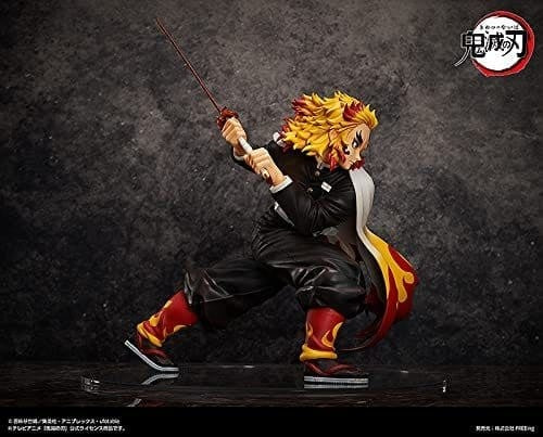 Freeing Figure Kyoujurou Rengoku Demon Slayer Kimetsu no Yaiba 1/4 Pre-painted Plastic GOODSMILE ONLINE SHOP Animate AmiAmi Amazon.co.jp Exclusive