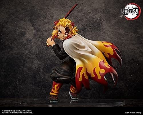Freeing Figure Kyoujurou Rengoku Demon Slayer Kimetsu no Yaiba 1/4 Pre-painted Plastic GOODSMILE ONLINE SHOP Animate AmiAmi Amazon.co.jp Exclusive