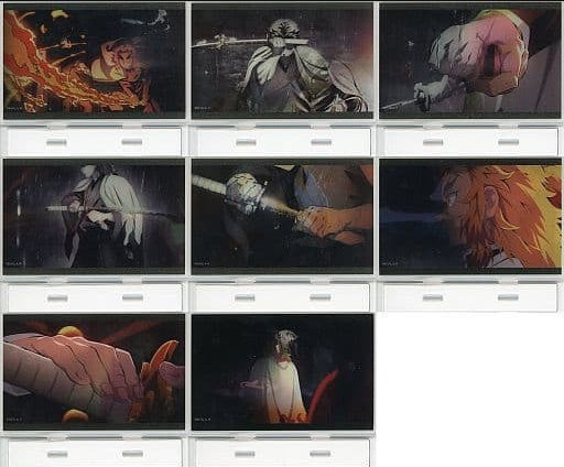 All 8 types set TV animation Demon Slayer Kimetsu no Yaiba Mugen Train x ufotable Cafe x Machi Asobi CAFE flame pillar lenticular random acrylic stand