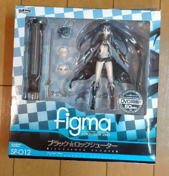 figma Black Rock Shooter Figure Original Anime Dvd Include Max factory
