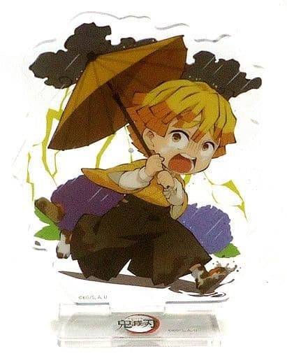 Zenitsu Agatsuma Demon Slayer Kimetsu no Yaiba ufotable cafe rainy season event drawing random acrylic stand Group A