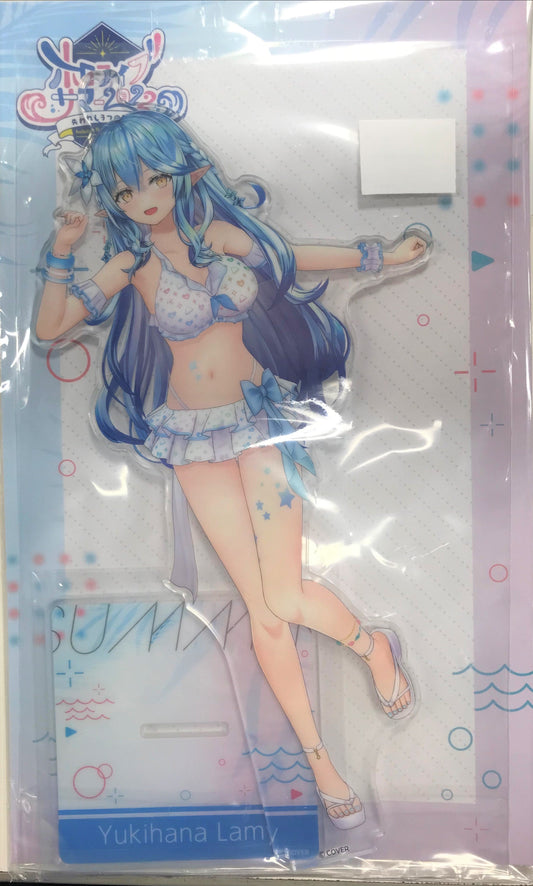 hololive hololive hololive Summer 2022 3D acrylic stand Shiny Wave ver. Yukihana Lamy