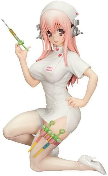 Orchid seed NITRO SUPER SONIC Super Sonico Nurse ver Figure Painted PVC