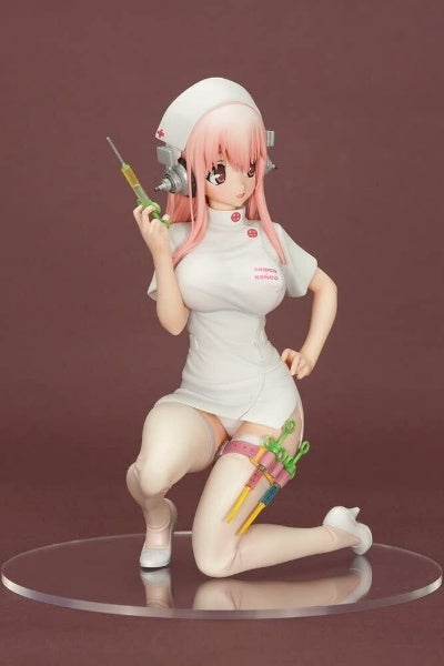 Orchid seed NITRO SUPER SONIC Super Sonico Nurse ver Figure Painted PVC