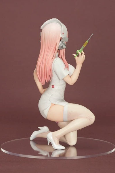 Orchid seed NITRO SUPER SONIC Super Sonico Nurse ver Figure Painted PVC