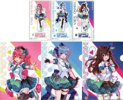 Hoshimachi Suisei with miscellaneous goods benefits Toki no Sora Sakura Miko Acrylic stand set B Vol 7 Horomato costume Vtuber Hololive x Family Mat Vol.7 Famipay WEB limited
