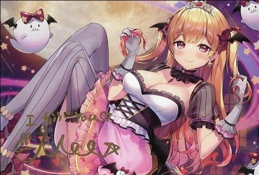 hololive Production Postcard Yozora Mel Hand Signed Message Written by Ayami Postcard Virtual YouTuber hololive Yozora Mel Birthday Anniversary 2021 Birthday Anniversary Full Set Limited Quantity Ver. Purchase Bonus