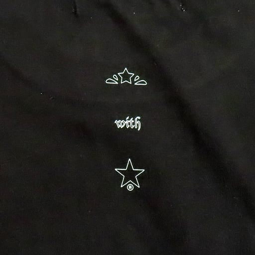 Clothing Suisei Hoshimachi Long T Black Free Size Hololive Suisei Hoshimachi x CONVERSE TOKYO