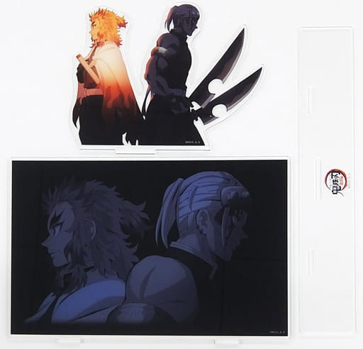 Kyoujurou Rengoku Tengen Uzui I can't do it like purgatory acrylic stand Demon Slayer Kimetsu no Yaiba red-light district edition x ufotable Cafe x Machi Asobi CAFE