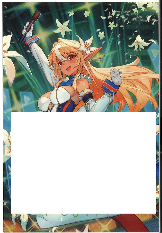 hololive hololive 2nd Anniversary Handwritten Signatureed Postcard Shiranui Flare