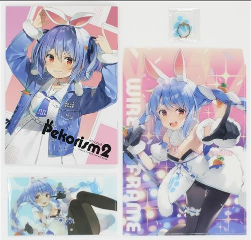 WIREFRAME New Release Set Pekorism 2 Smartphone Ring Mask Case Clear File Bag hololive Yuki Hagure WIREFRAME Comic Market 99/Comiket 99