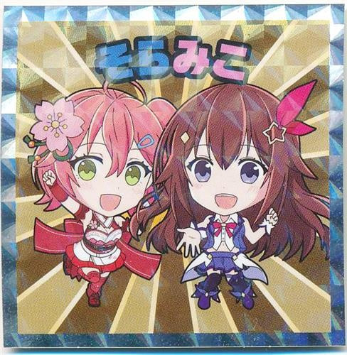 Lawson hololive hololive Man Glitter Seal Sakura Miko Tokino Sora Secret