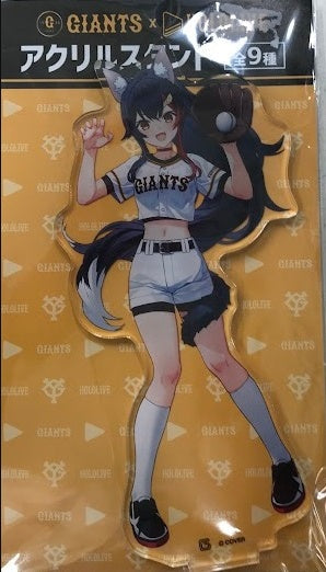 Legs hololive x Yomiuri Giants acrylic stand Ookami Mio