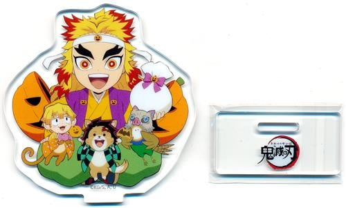 ufotable Demon Slayer Kimetsu no Yaiba x ufotable Cafe / Machi Asobi CAFE Halloween Event 2022 Random Acrylic Stand B Kyoujurou Rengoku