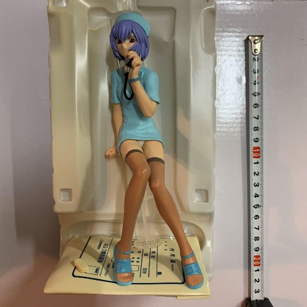 Neon Genesis Evangelion Extra Nurse Figure Asuka Ayanami Rei Set of 2 SEGA Japan