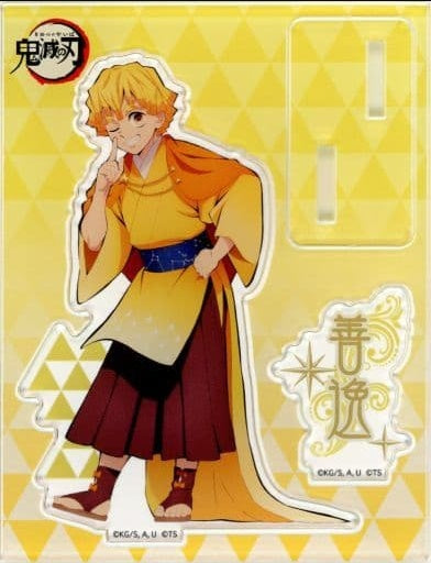 ・Accessories Zenitsu Agatsuma Mini Acrylic Stand Demon Slayer Kimetsu no Yaiba A Wish to the Sky TOKYO SKYTREE Branch Office in Tree Village