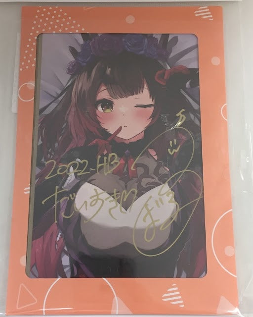hololive hololive birthday commemoration 2022 postcard with Handwritten Signatureed message Roboco-san