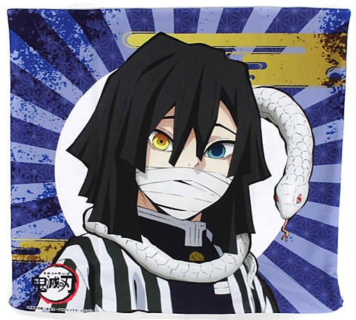 Dakimakura Cover Pillow Case Sheets Obanai Iguro Hitokoto Cushion Cover Demon Slayer Kimetsu no Yaiba x ufotable cafe 8th