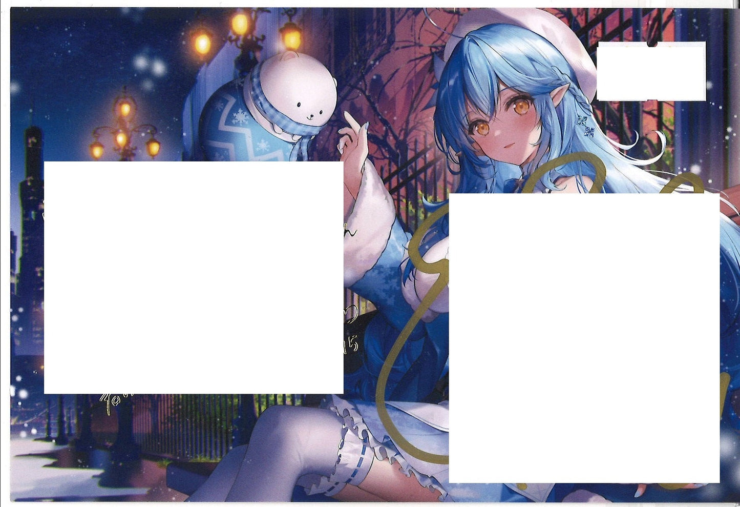 hololive hololive birthday commemoration 2021 Handwritten Signatureed postcard Yukihana Lamy