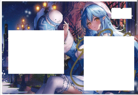 hololive hololive birthday commemoration 2021 Handwritten Signatureed postcard Yukihana Lamy