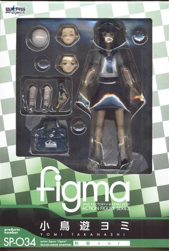 Max Factory figma SP-034 Black Rock Shooter Kotoriyu Yomi Uniform Ver. Figure Max Factory