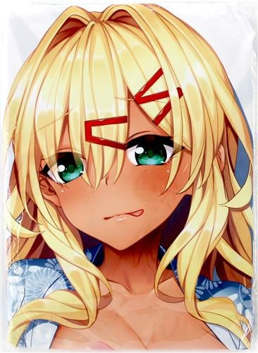 AMUSE CRAFT EROTICA Kuro Galko-chan Tail Hot Spring Trip H Rolling 3 Nights 4 Days Trip Dakimakura Cover Pillow Case Ki-chan