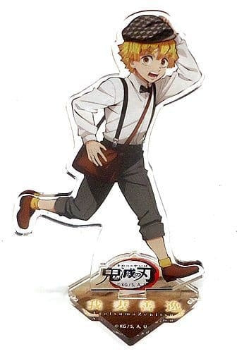 Indoor Zenitsu Agatsuma Acrylic Stand Demon Slayer Kimetsu no Yaiba x Real Mystery Solving Game Destroy the Demons Lurking in Toy Stores