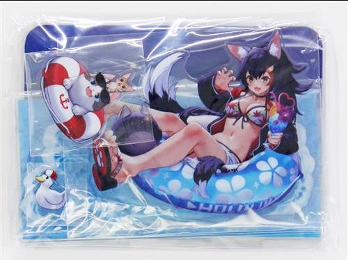 hololive hololive Birthday Anniversary 2021 Acrylic Diorama Stand Ookami Mio